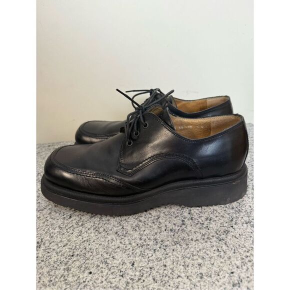 SKECHERS COLLECTION OXFORD BLACK LEATHER LACE UP MENS DRESS SHOES SIZE 12